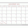 Free printable blank calendar: Gray pinstripes