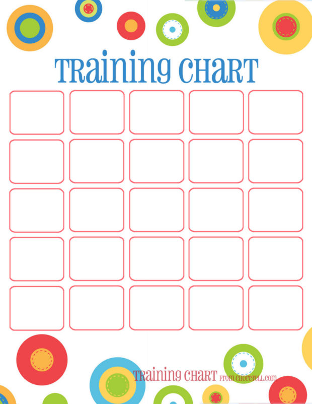 potty training reward chart template